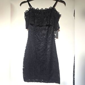 I.N.San Francisco Elegant Black Lace Dress. Size 5 Junior